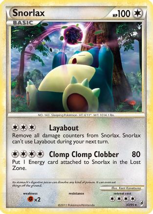 Snorlax 33/95 - Call of Legends Reverse Holofoil