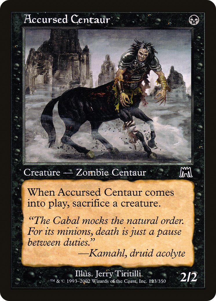 Accursed Centaur (ONS-123) - Onslaught