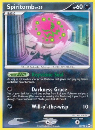 Spiritomb 32/99 - Arceus Reverse Holofoil