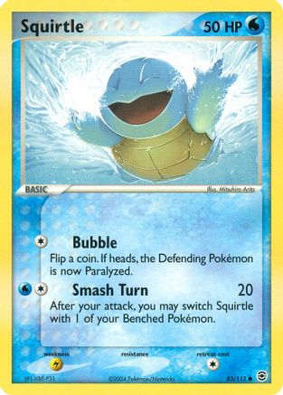 Squirtle 83/112 - FireRed & LeafGreen