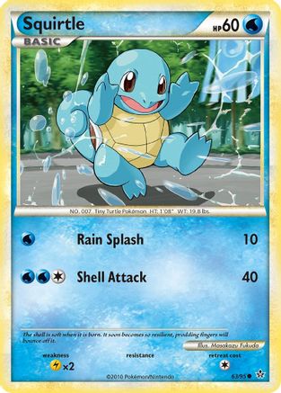 Squirtle 63/95 - HSUnleashed Reverse Holofoil