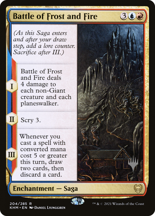 Battle of Frost and Fire (PKHM-204P) - Kaldheim Promos Foil