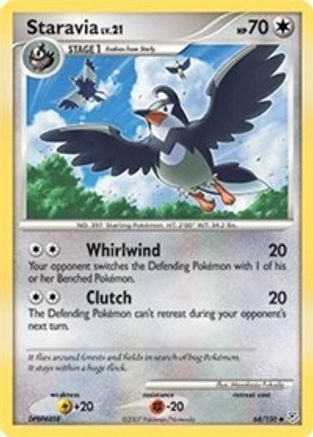 Staravia 64/130 - Diamond & Pearl Reverse Holofoil