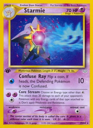 Starmie 25/64 - Neo Revelation Unlimited