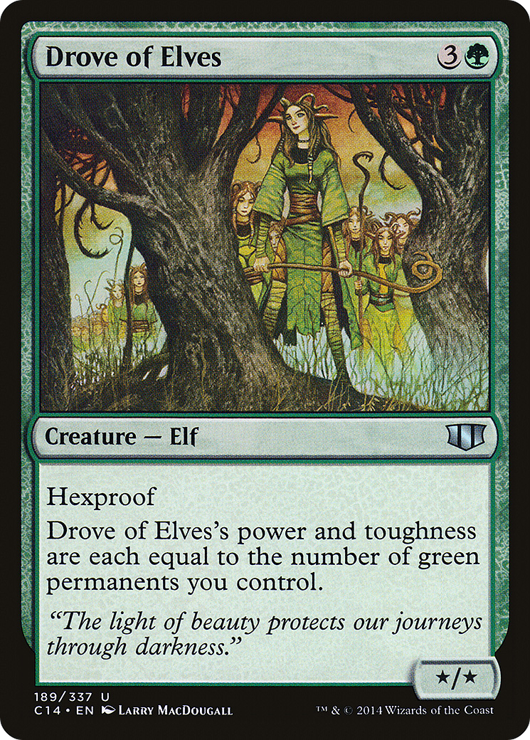 Drove of Elves (C14-189) - Commander 2014