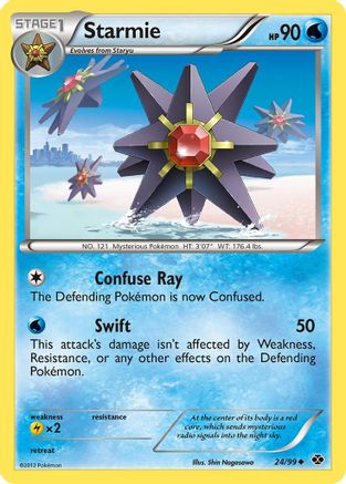 Starmie 024 - Next Destinies Normal - Uncommon