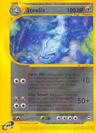 Steelix 35/147 - Aquapolis Reverse Holofoil