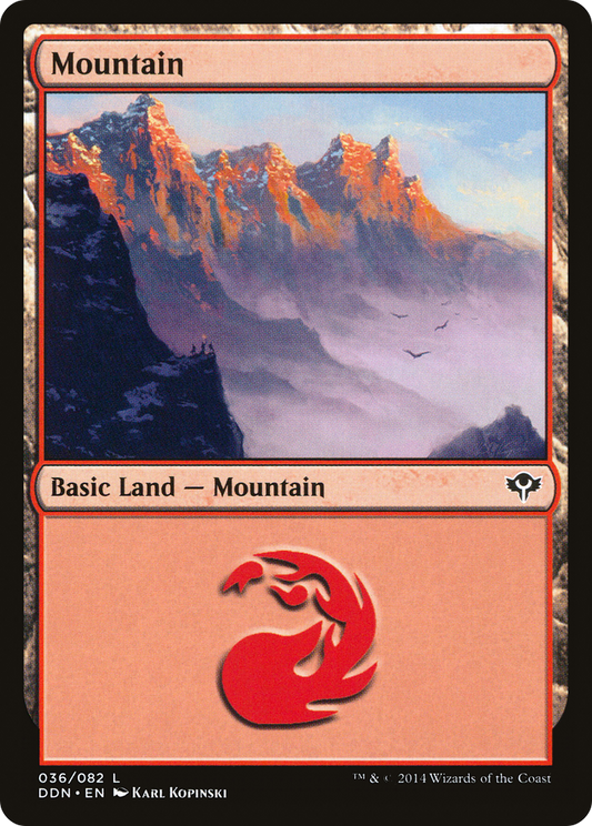 Mountain (DDN-036) - Duel Decks: Speed vs. Cunning