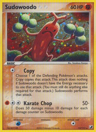 Sudowoodo 15/115 - Unseen Forces Reverse Holofoil