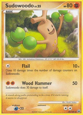 Sudowoodo 48/100 - Majestic Dawn Reverse Holofoil