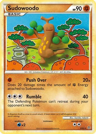 Sudowoodo 9/95 - HSUnleashed Reverse Holofoil