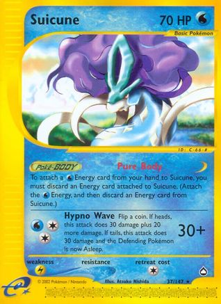 Suicune 37/147 - Aquapolis