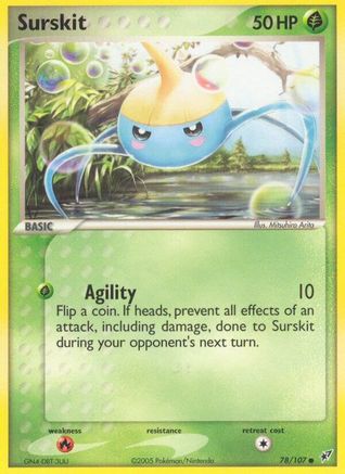 Surskit 78/107 - Deoxys Reverse Holofoil