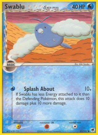 Swablu δ 65/101 - Dragon Frontiers