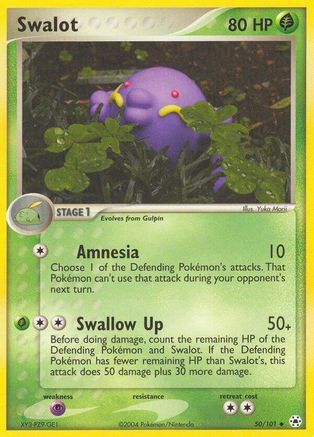 Swalot 050 - Hidden Legends Reverse Holofoil - Uncommon