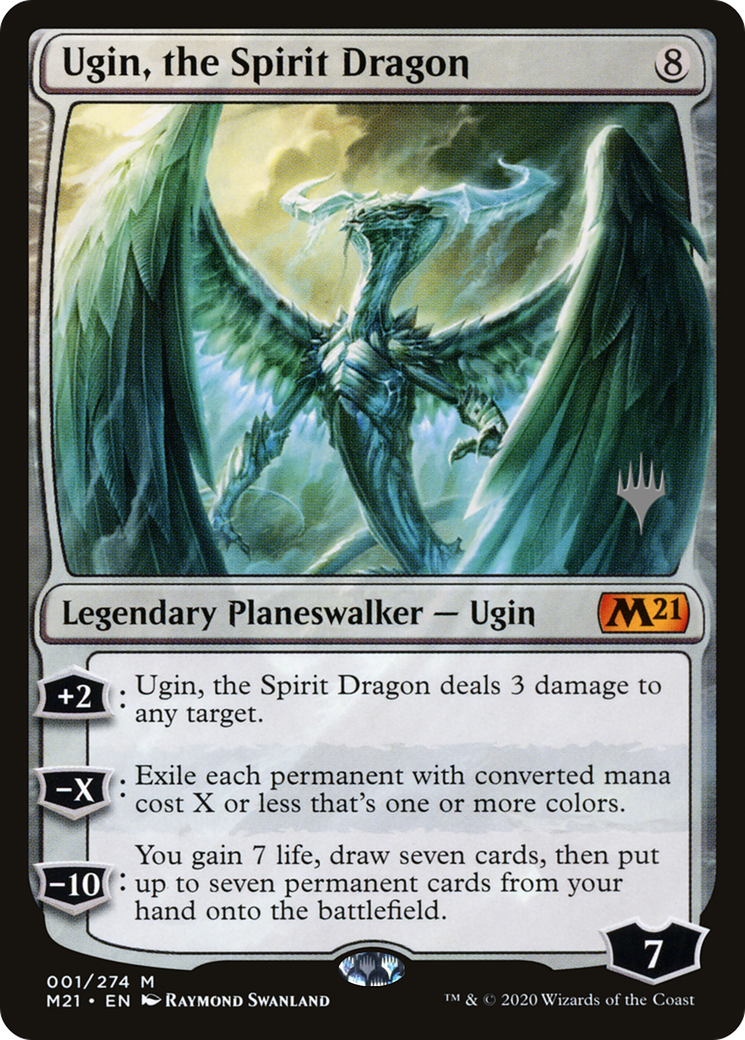 Ugin, the Spirit Dragon (PPM21-01P) - Core Set 2021 Promos (Promo Pack)