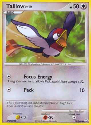 Taillow 124/146 - Legends Awakened Reverse Holofoil