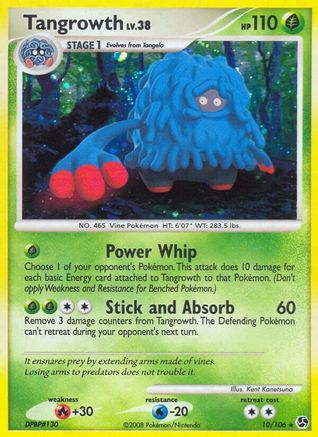 Tangrowth (10/106) - Great Encounters Reverse Holofoil - Holo Rare