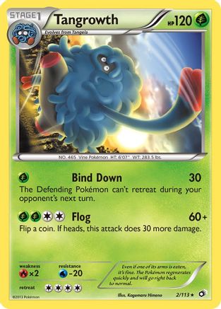 Tangrowth 002 - Legendary Treasures Normal - Rare