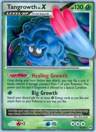 Tangrowth Lv.X - 099/99 - Arceus Holofoil
