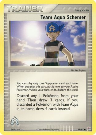 Team Aqua Schemer (69/95) - Team Magma vs Team Aqua Reverse Holofoil - Common