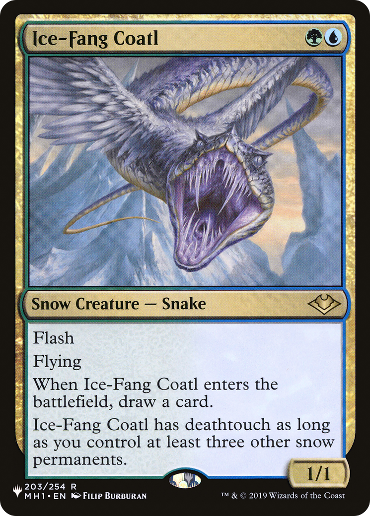 Ice-Fang Coatl (LIST-MH1-203) - The List
