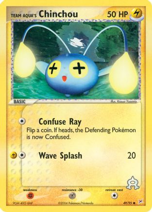 Team Aqua's Chinchou - 049/95 - Team Magma vs Team Aqua Reverse Holofoil