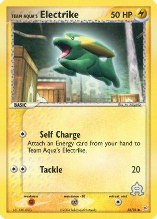 Team Aqua's Electrike - 53/95  - Team Magma vs Team Aqua Normal