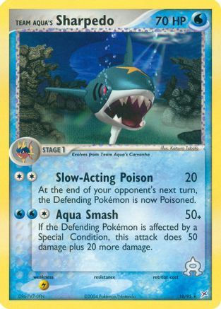 Team Aqua's Sharpedo - 18/95  - Team Magma vs Team Aqua Normal