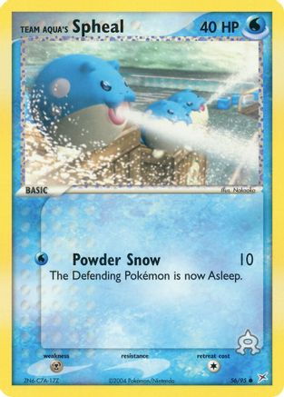 Team Aqua's Spheal - 56/95  - Team Magma vs Team Aqua Normal