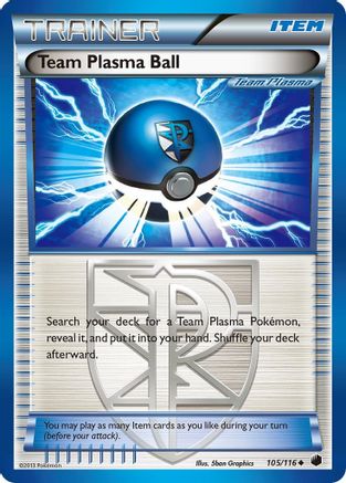 Team Plasma Ball (Team Plasma) (105/116) - Plasma Freeze  - Uncommon