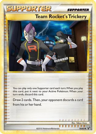 Team Rocket's Trickery 78/90 - HSUndaunted Reverse Holofoil