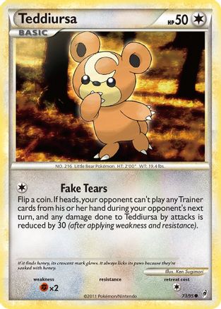 Teddiursa 73/95 - Call of Legends Reverse Holofoil