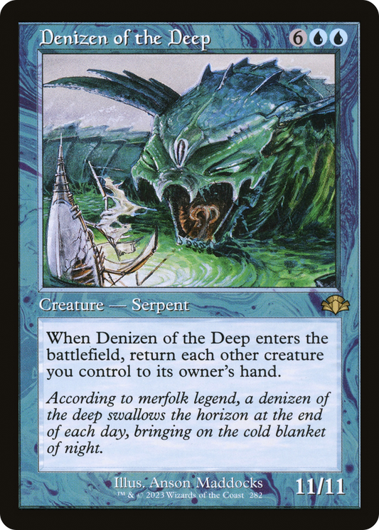 Denizen of the Deep (Retro Frame) (DMR-282) - Dominaria Remastered Foil