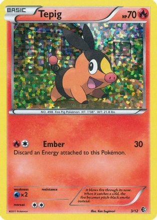 Tepig 3/12 - McDonalds Collection 2011 Holofoil