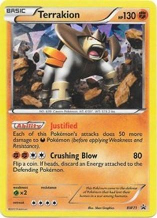 Terrakion BW71 - Black and White Promos Holofoil - Promo