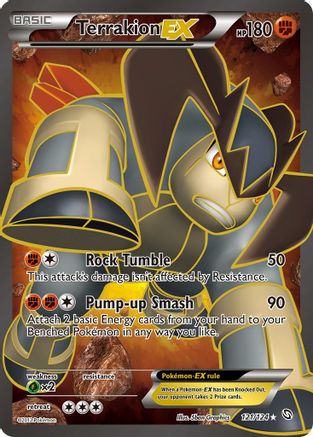 Terrakion-EX 121/124 - Dragons Exalted Holofoil