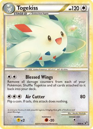 Togekiss 9/90 - HSUndaunted Reverse Holofoil