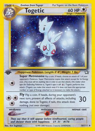 Togetic 16/111 - Neo Genesis 1st Edition Holofoil