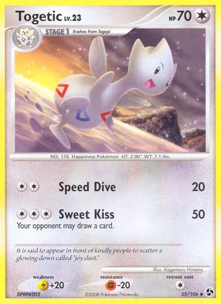 Togetic - 055/106 - Great Encounters Reverse Holofoil