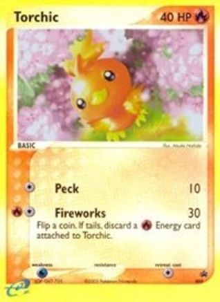 Torchic - 008 (e-League)  - Nintendo Promos Reverse Holofoil