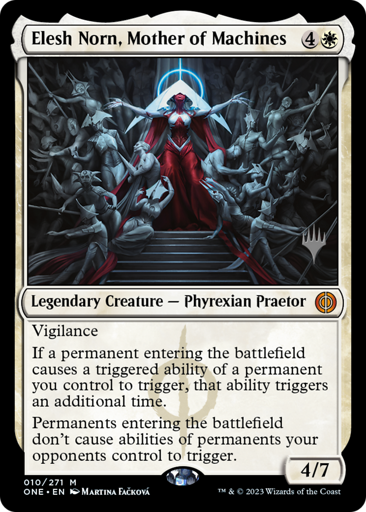 Elesh Norn, Mother of Machines (PONE-10P) - Phyrexia: All Will Be One Promos Foil