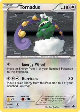 Tornadus 89/98 - Emerging Powers Holofoil