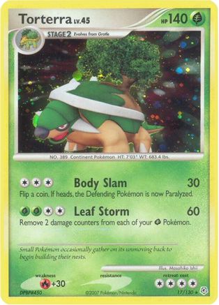 Torterra - 017/130 - Diamond and Pearl Holofoil