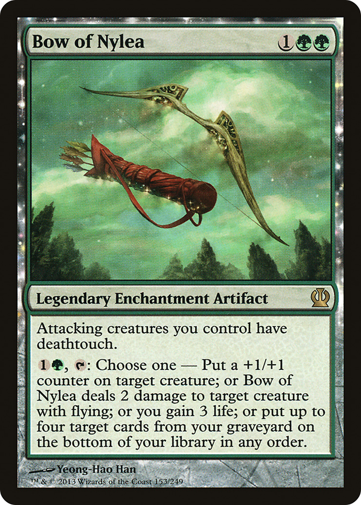 Bow of Nylea (THS-153) - Theros: (nyxtouched) Foil