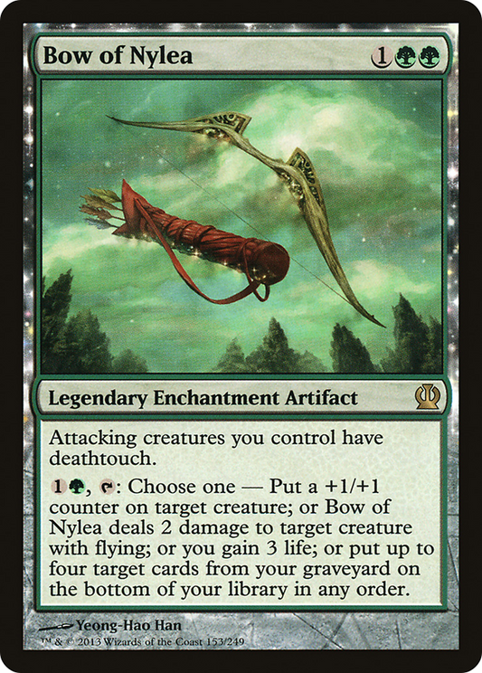 Bow of Nylea (THS-153) - Theros: (nyxtouched) Foil