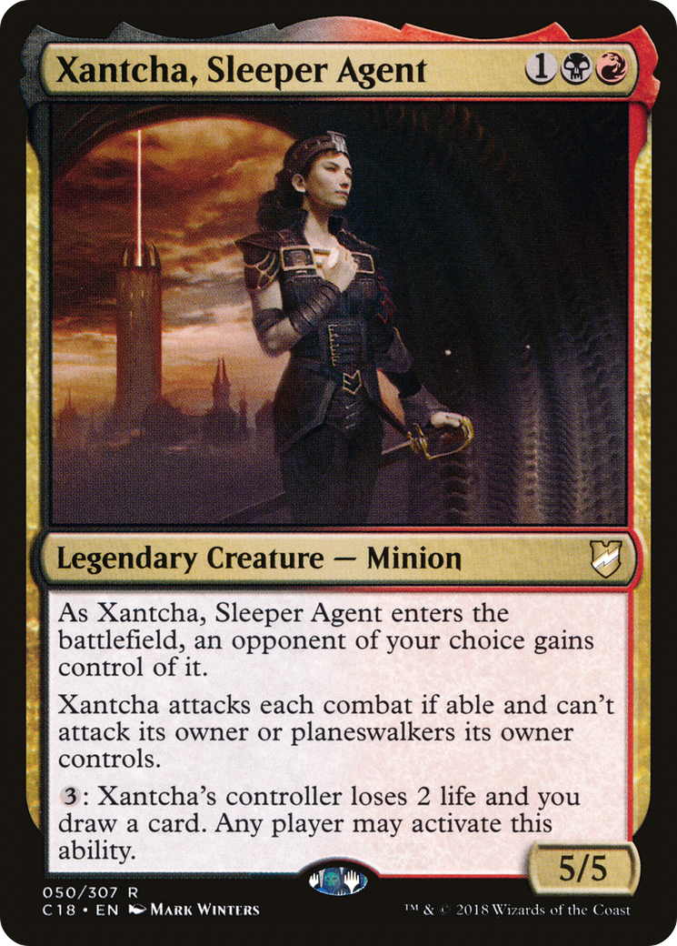 Xantcha, Sleeper Agent (C18-050) - Commander 2018