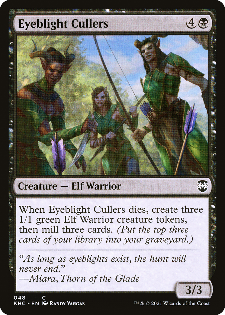 Eyeblight Cullers (KHC-048) - Kaldheim Commander