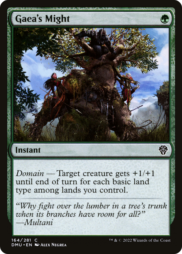 Gaea's Might (DMU-164) - Dominaria United