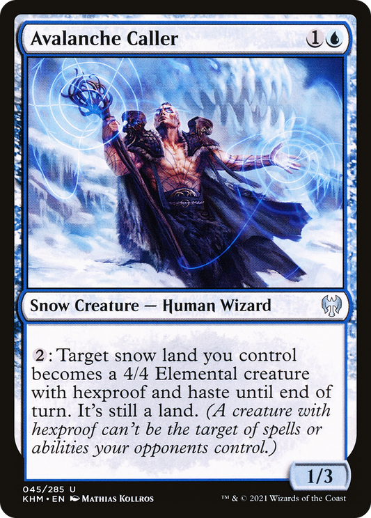Avalanche Caller  (KHM-045) - Kaldheim: (snow) Foil